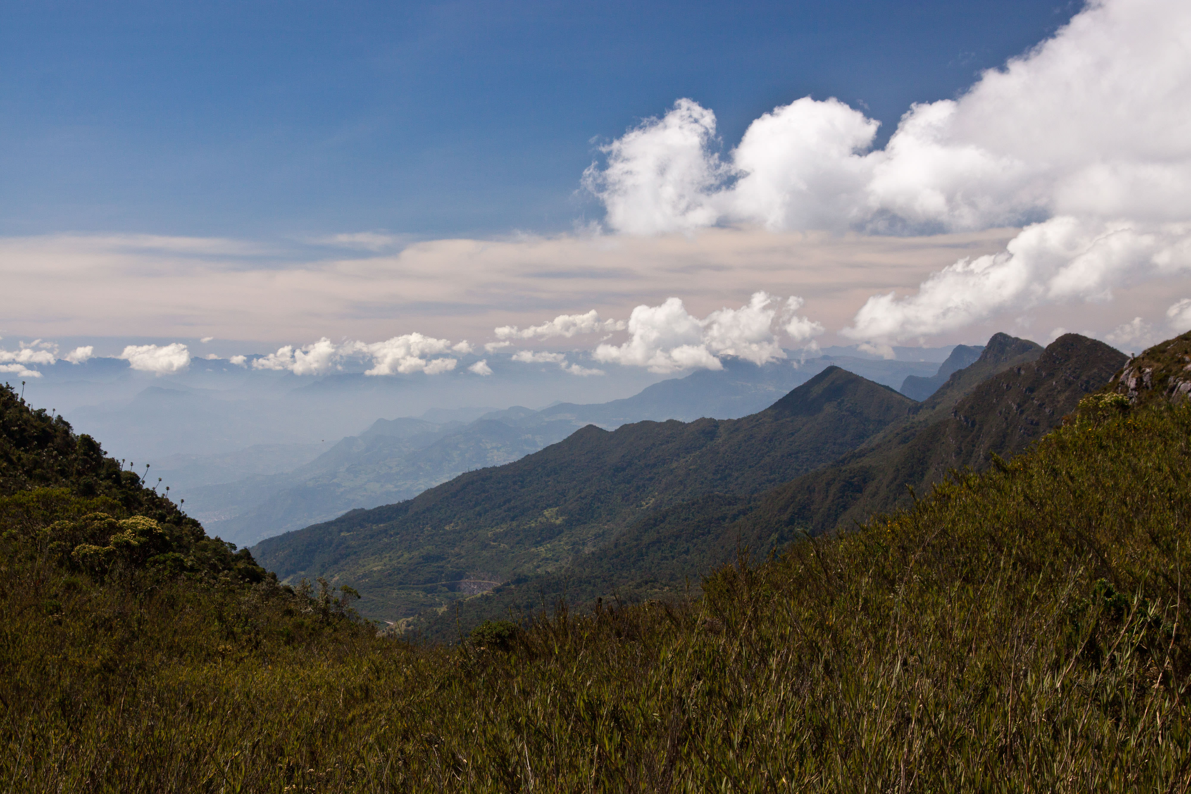 Vista del Páramo en Cundinamarca, Colombia